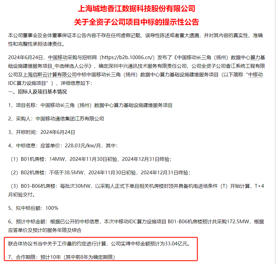 3万股民要嗨？24亿小公司，中标33亿大项目